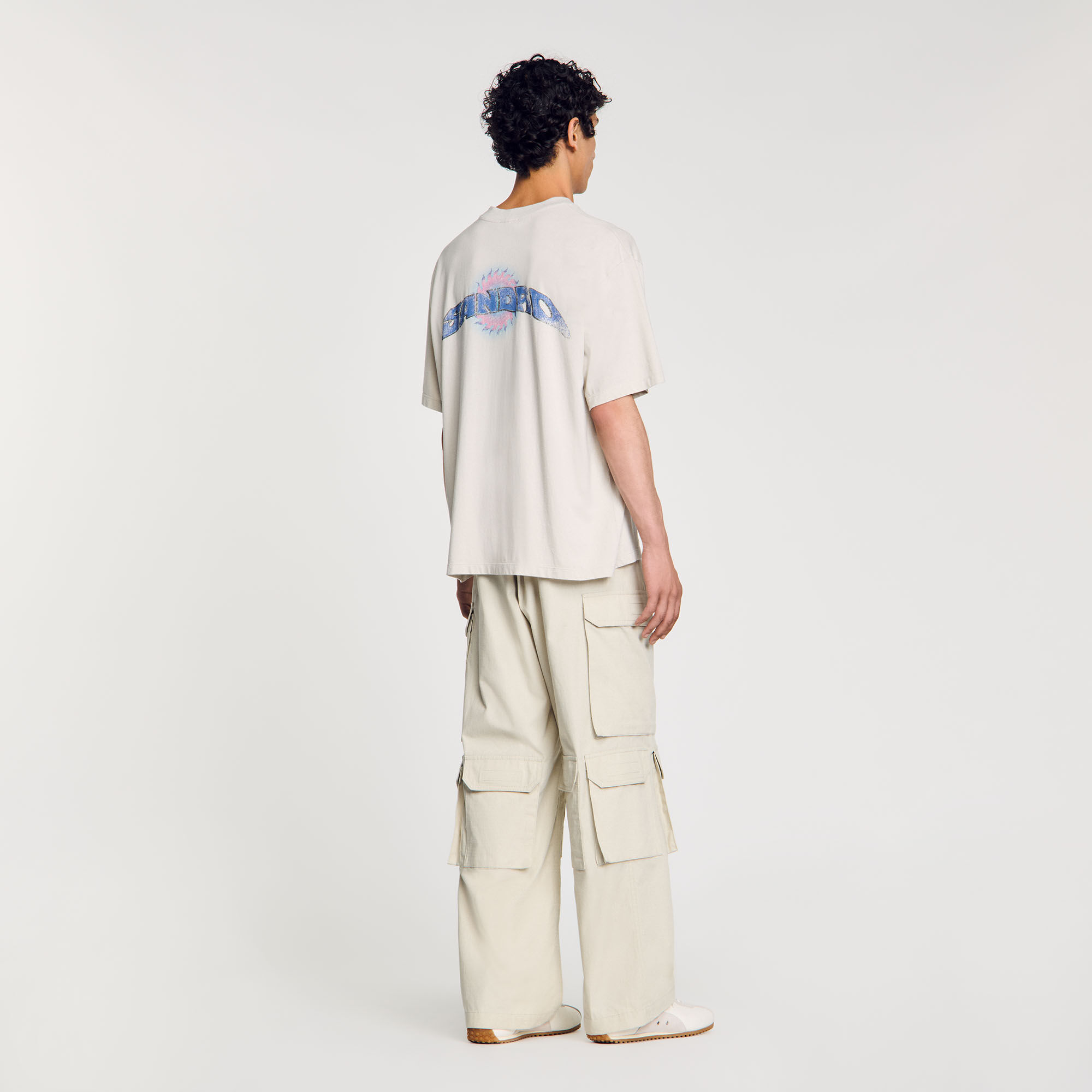 T-Shirt mit Sonnen-Print