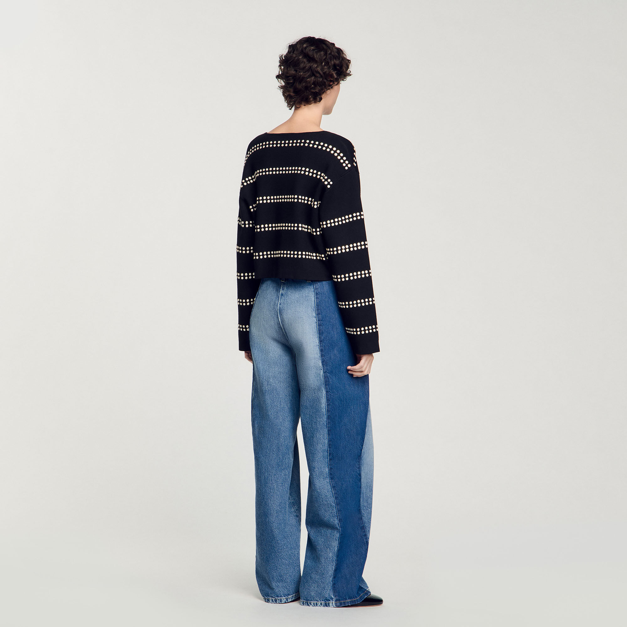 Cardigan mit Studs