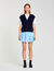 Two-tone wool and cashmere jumper