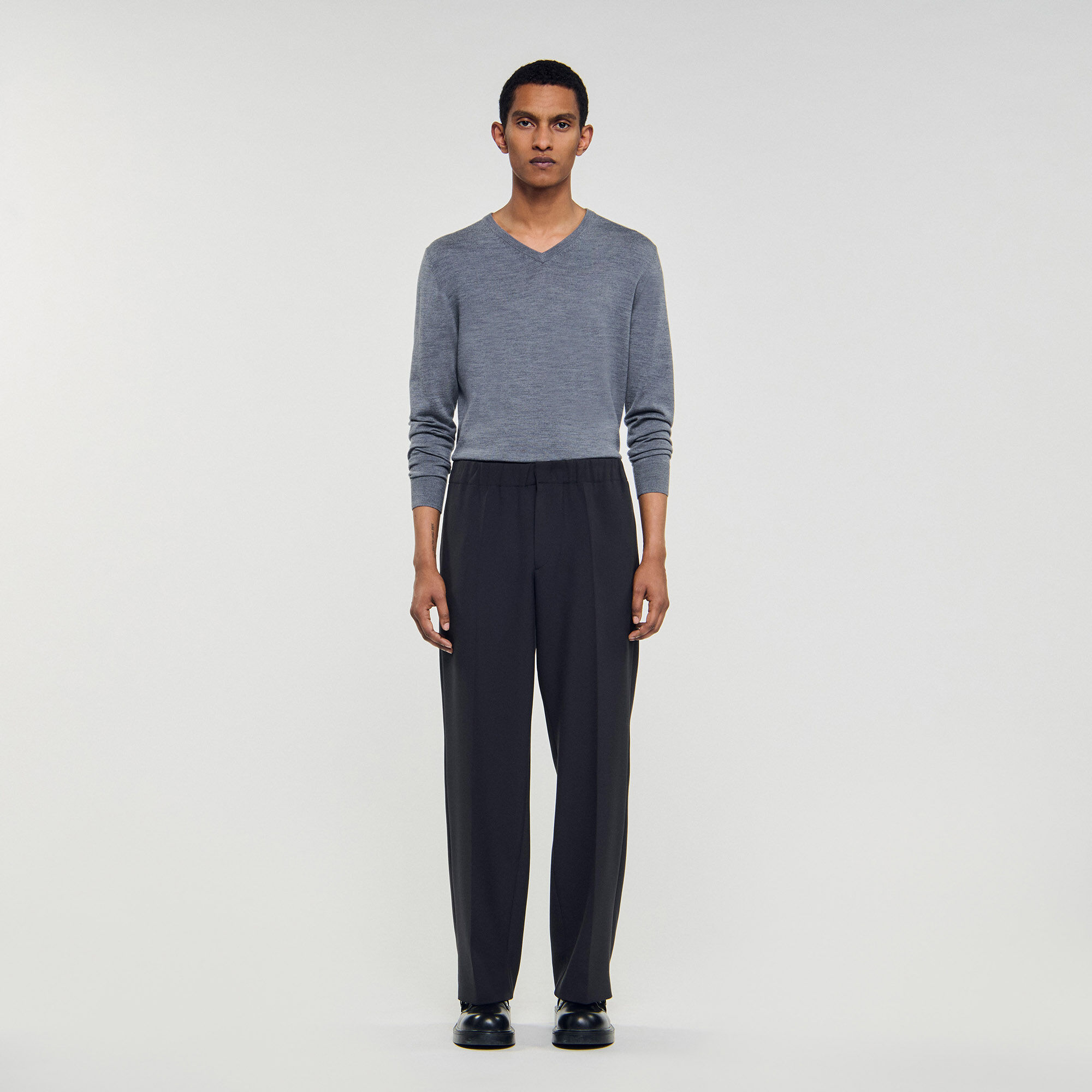 Wide-leg trousers