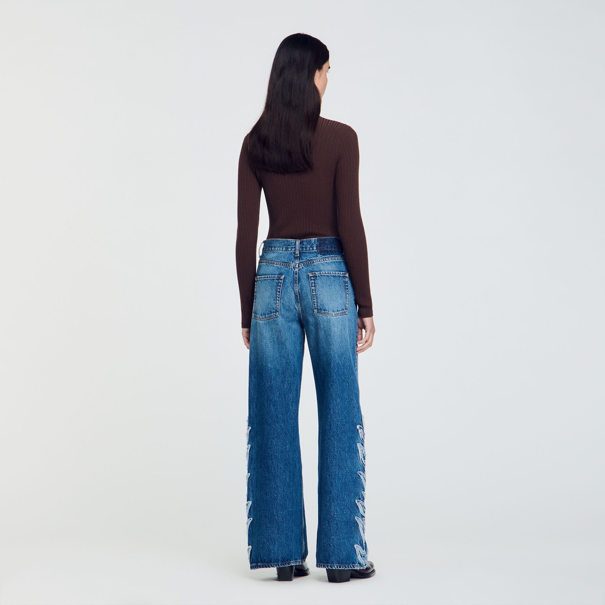 Flared Jeans Flammen