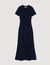 Robe longue en maille