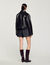 Distressed leather jacket