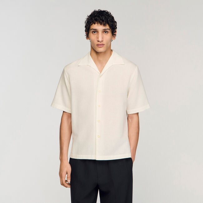 Cotton and linen shirt