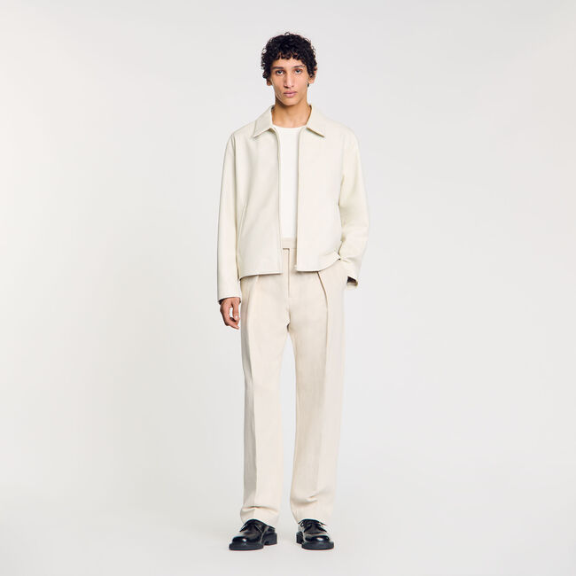 Blouson en cuir 