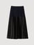 Long pleated skirt