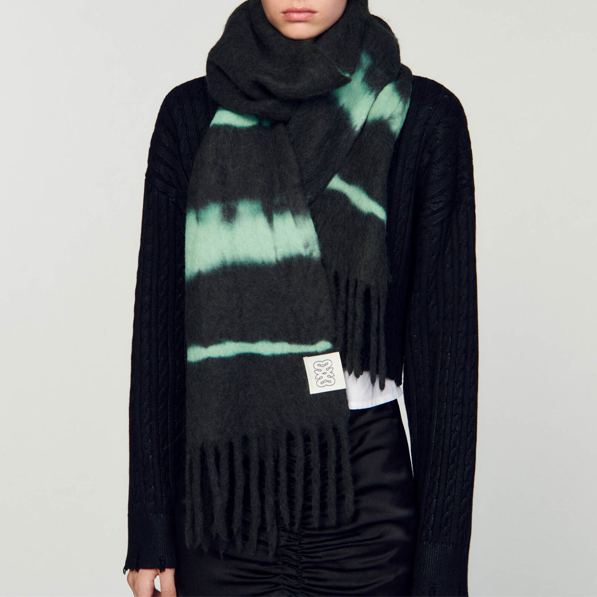 Green black scarf new arrivals