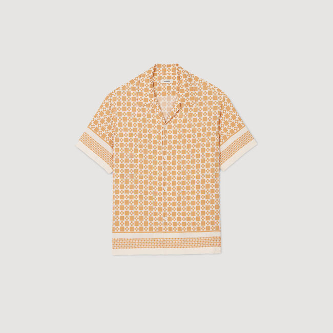 Chemise fluide à imprimé Square Cross