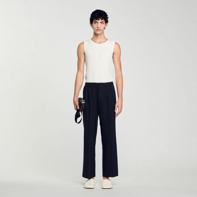 Pantalon large 