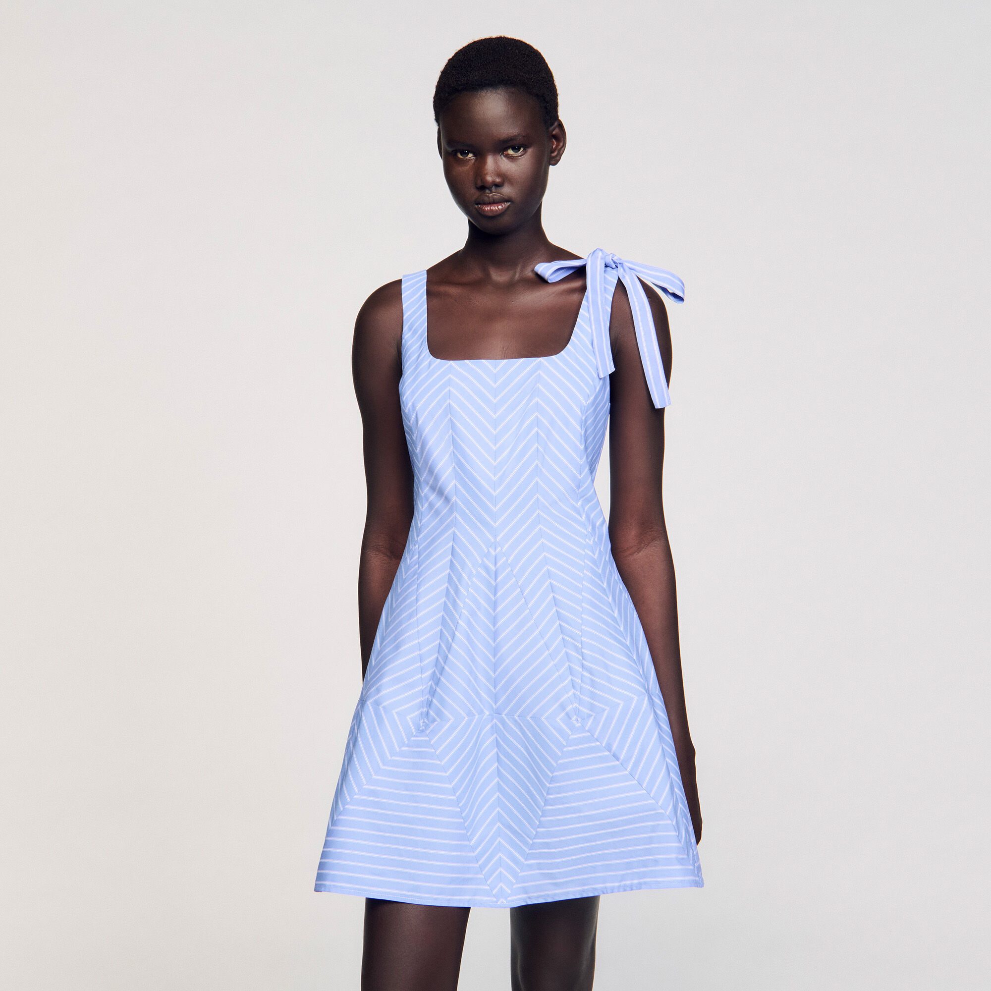 Short striped dress