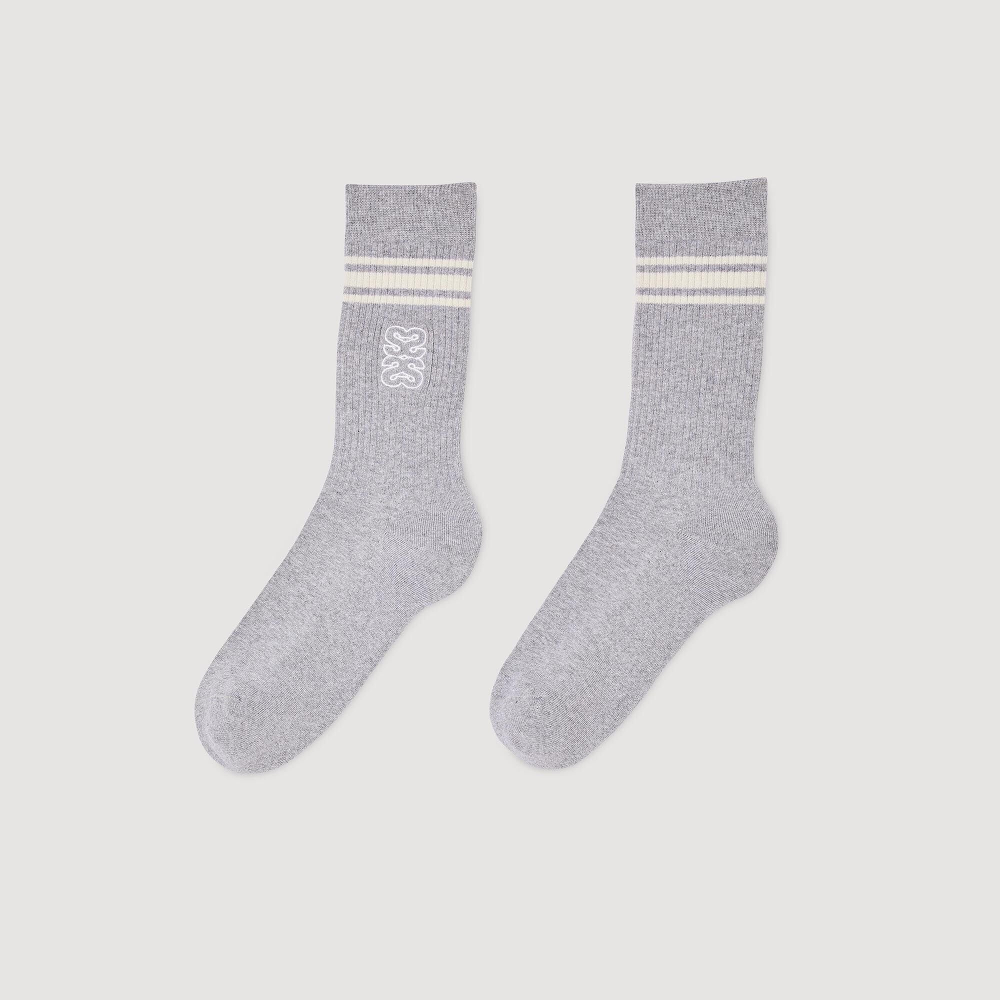 Chaussettes brodees