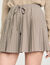 Short pleated skirt