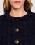 Tweed-Jacke mit Volants