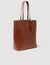 Leather shopping bag