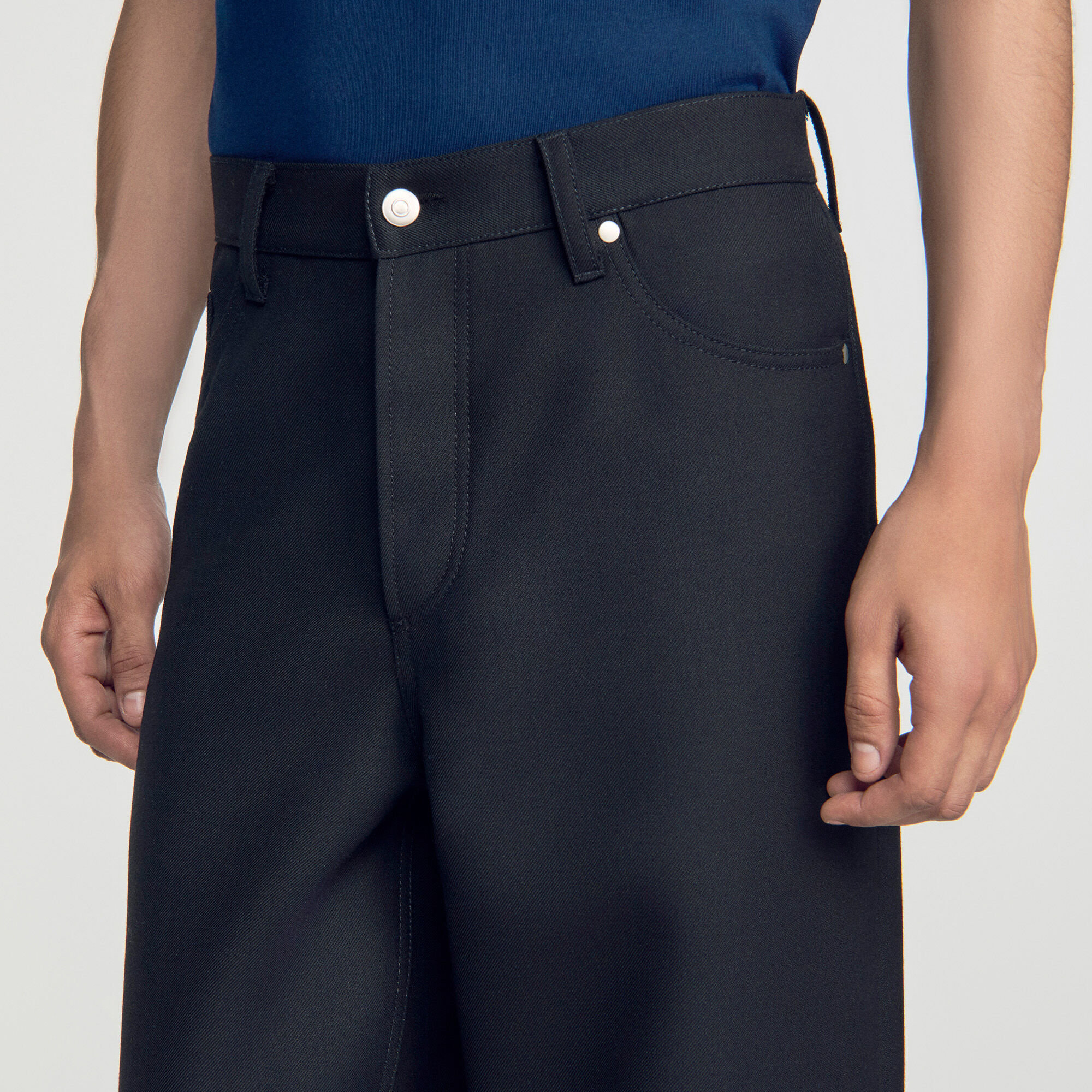 Gerade geschnittene 5-Pocket-Hose