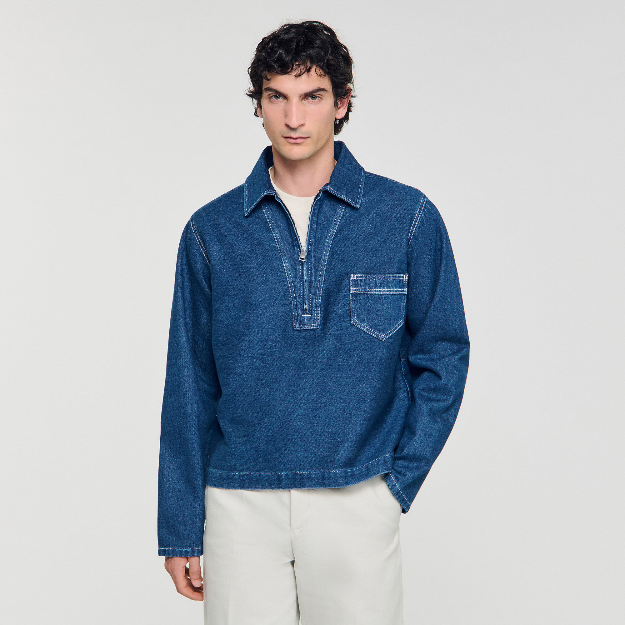 Denim tunic