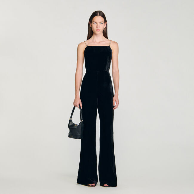 Velvet jumpsuit