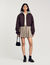 Hooded sweatshirt jacket