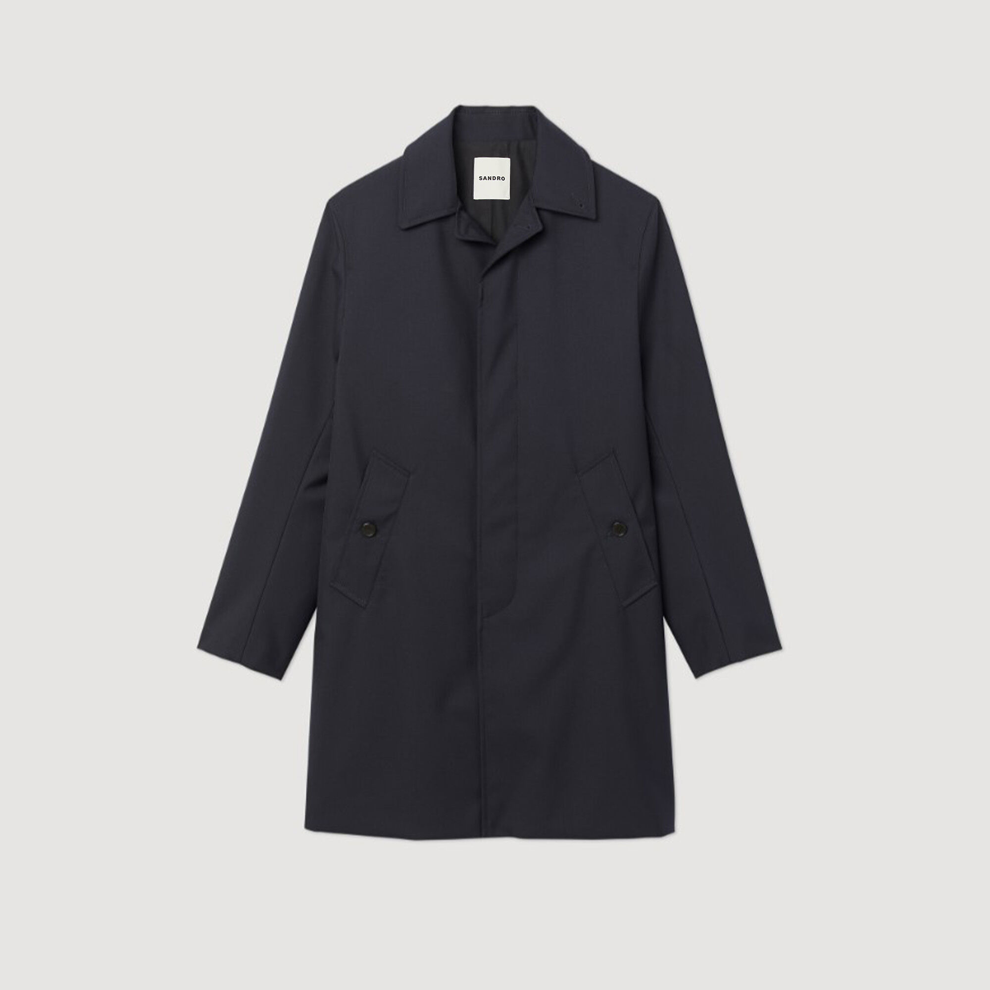 Imperméable mac en tissu technique 