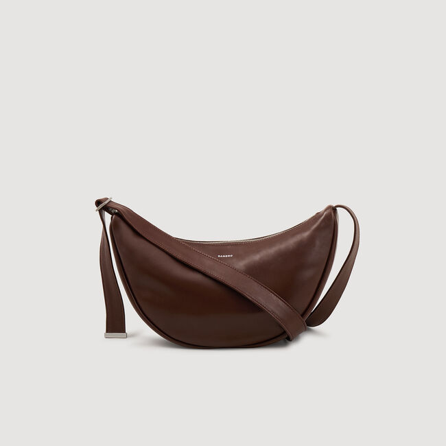 Kleine Hobo-Tasche aus Leder