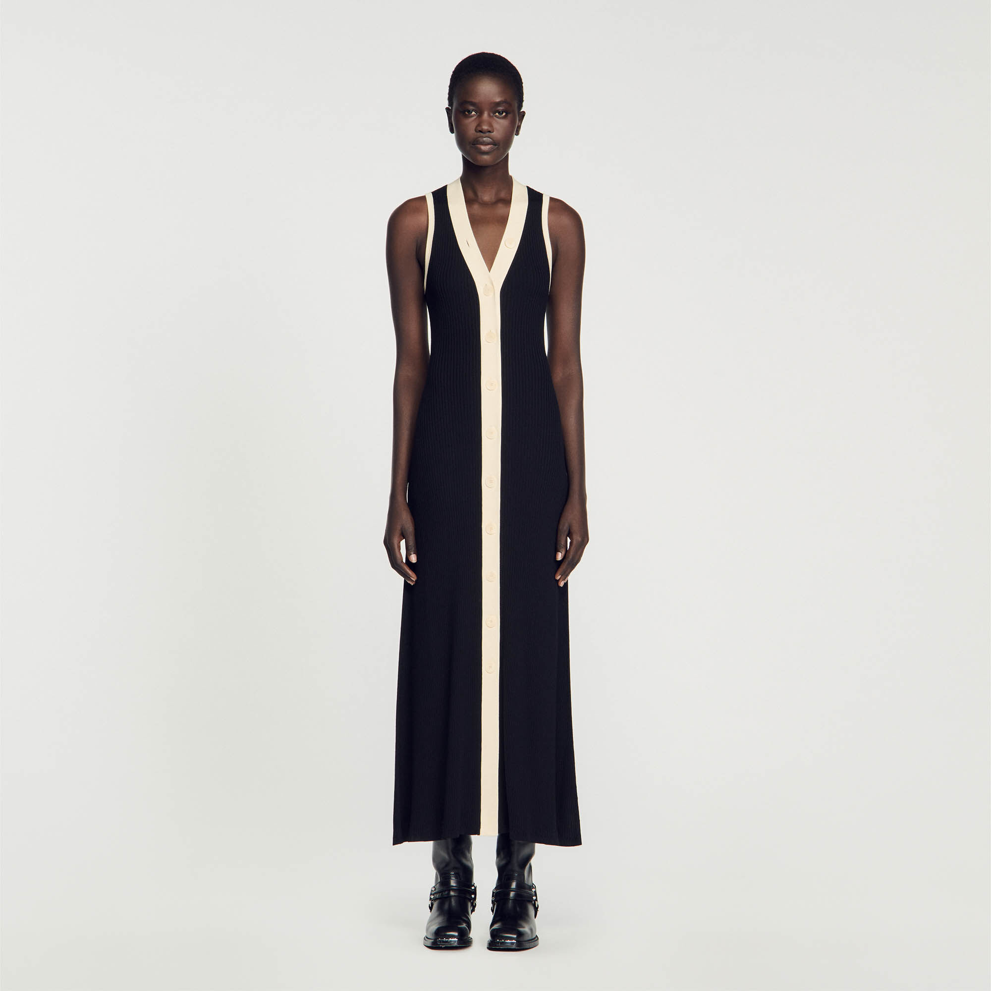 Sandro schwarzes kleid Clearance
