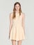 Kurzes florales Jacquardkleid