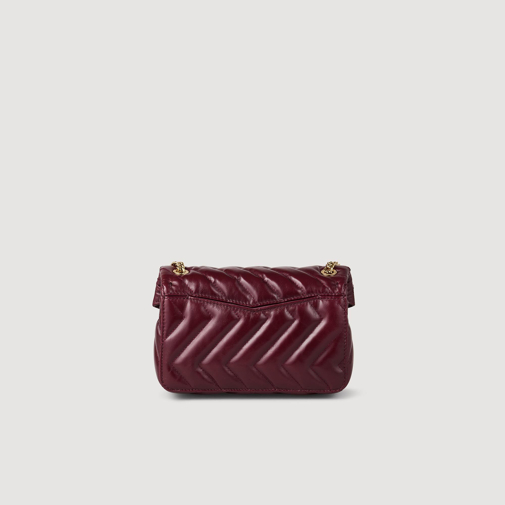 Yza small plain leather bag