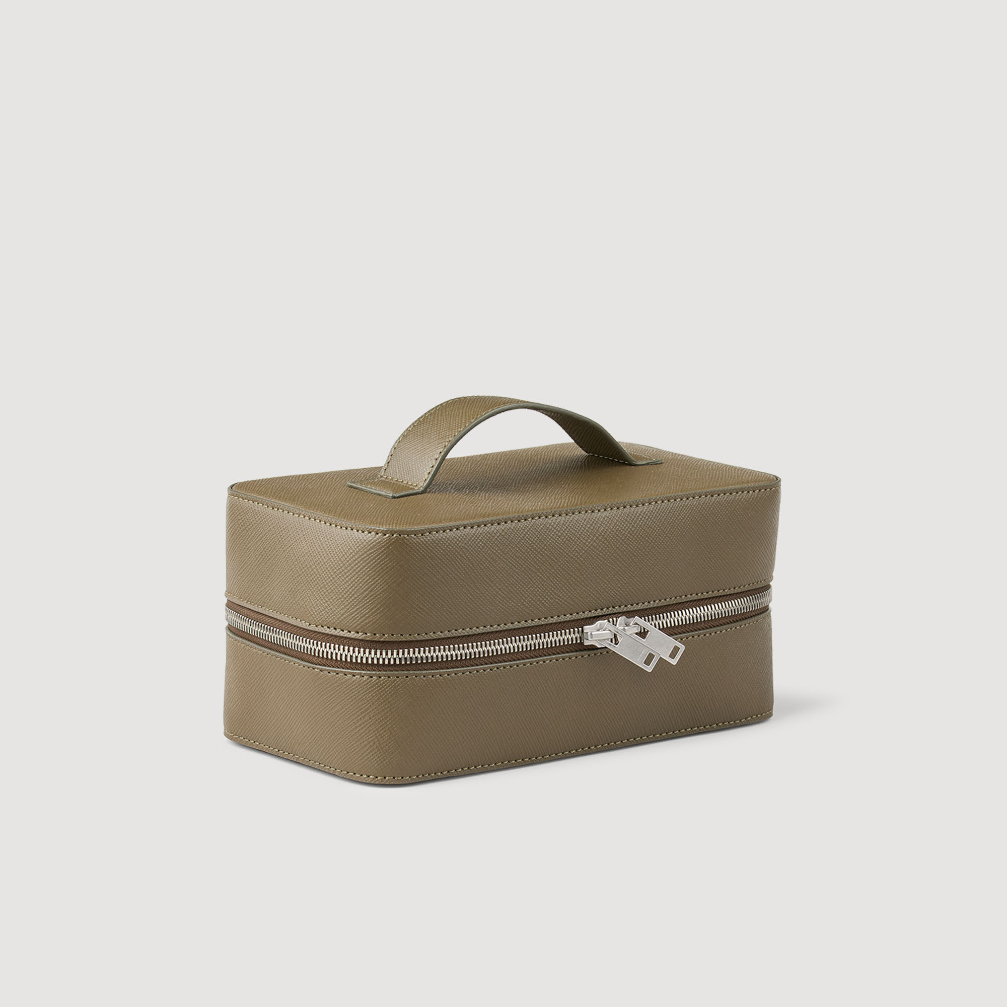 Trousse de toilette en cuir reconstitué