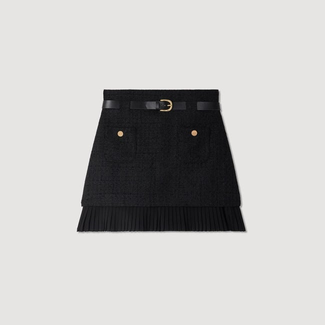 2-in-1-Rock aus Tweed