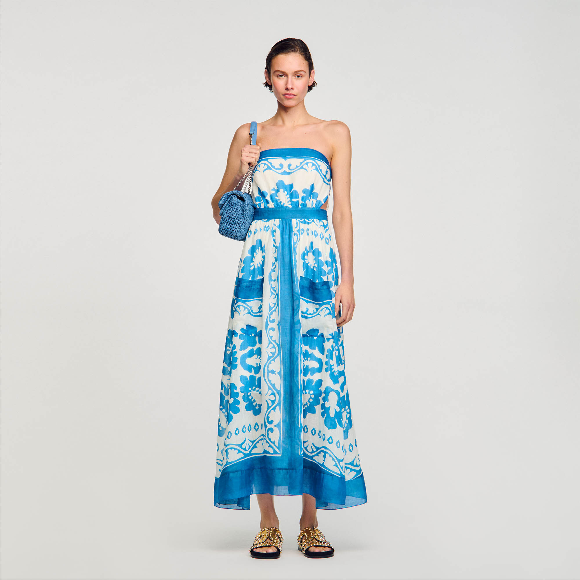 Robe bustier sandro clearance