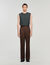 Pantalon large en laine