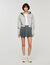Hooded sweatshirt jacket