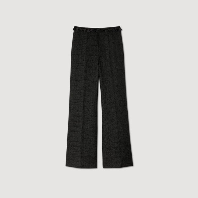 Tweed suit trousers