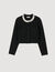 Cardigan à col perlé 