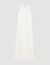 Pleated maxi dress