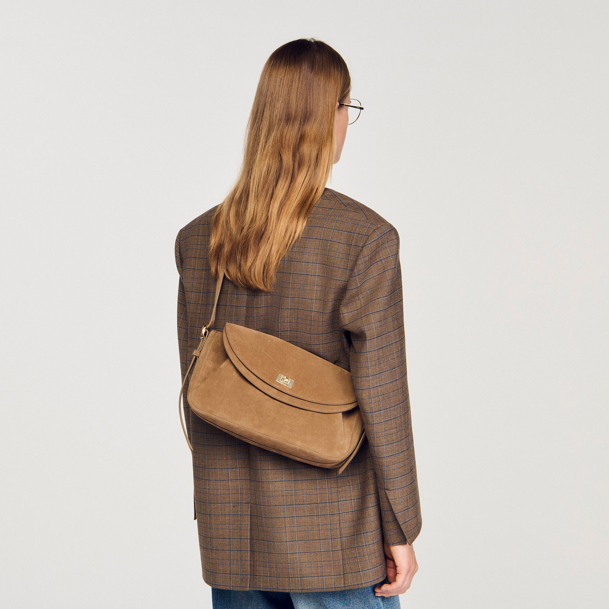 Sac en cuir en suède Le Mambo