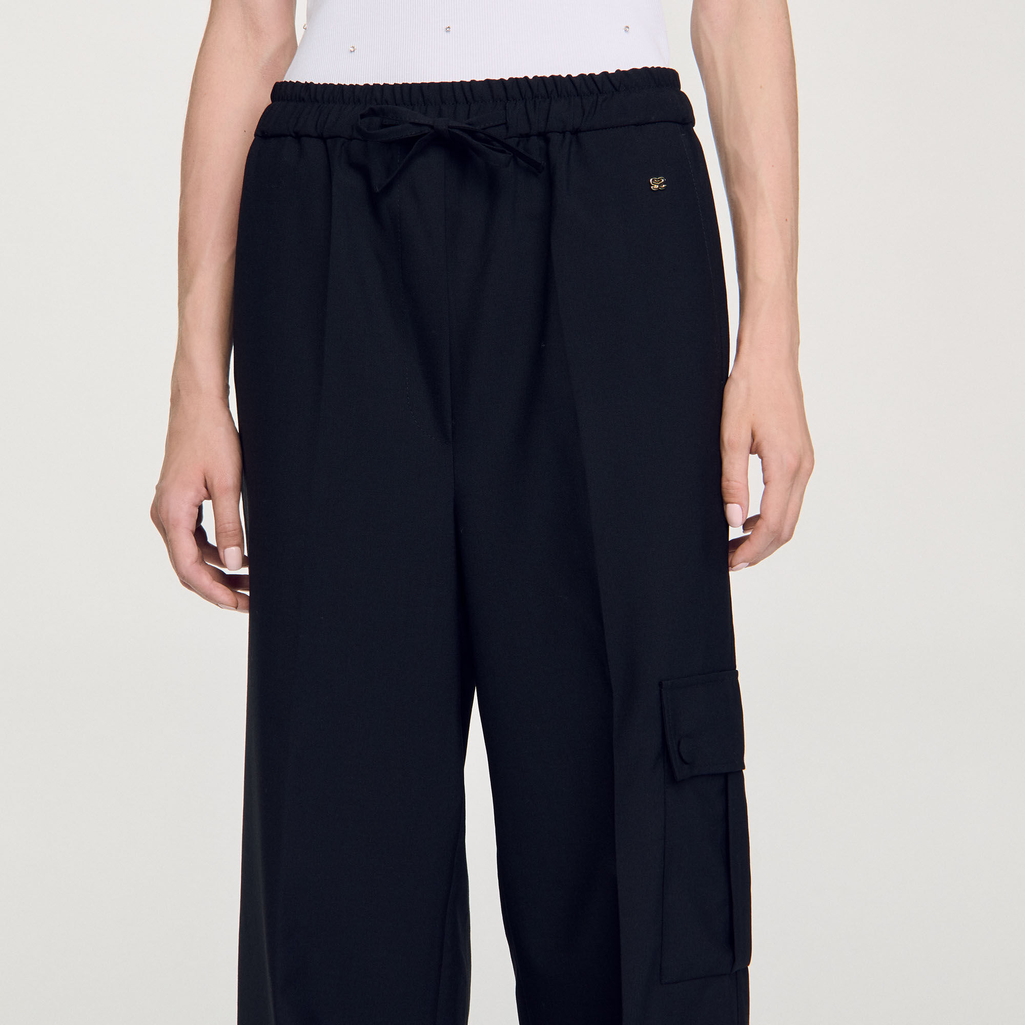 Elasticated waist trousers