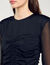 Robe courte drapée