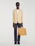 Split leather weekend bag