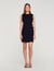 Robe courte à découpes