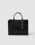 Tote bag in certified leather