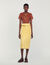 Rhinestone-embellished midi skirt