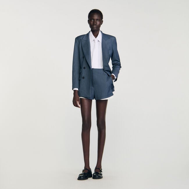 Gestreifte Shorts