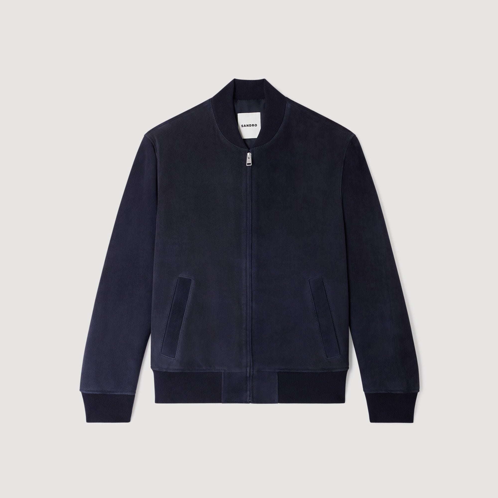 Blouson zipp&eacute; en su&egrave;de  - Homme | Sandro