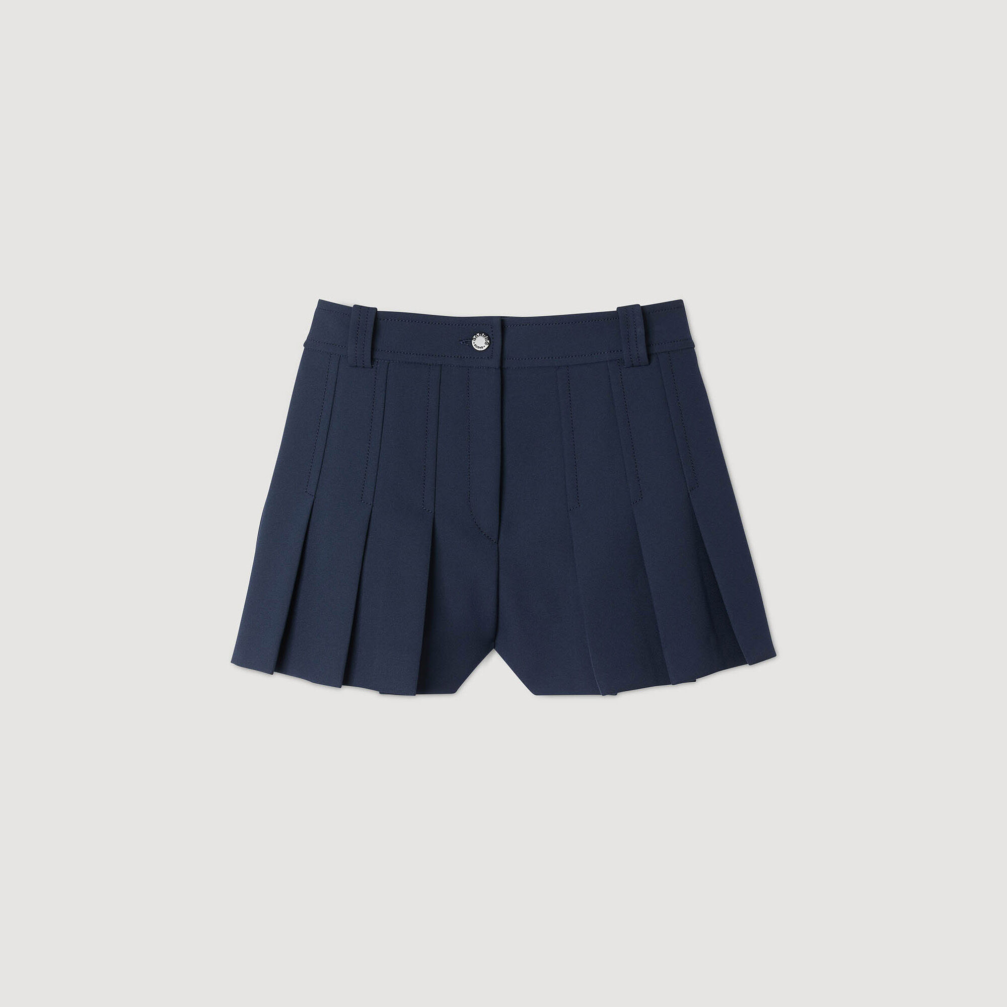 Shorts mit Falten