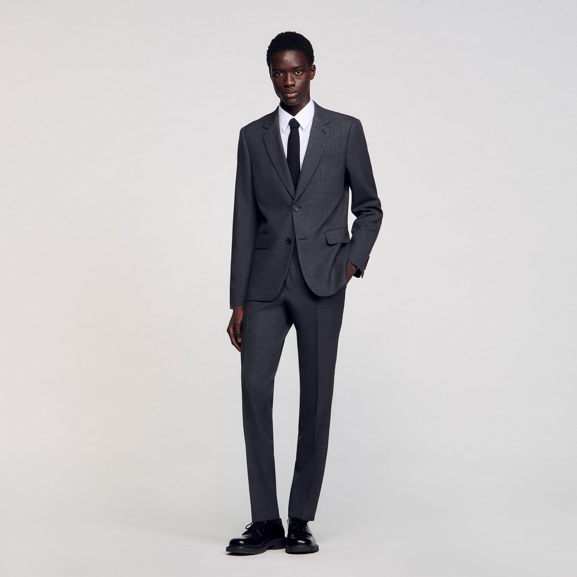SANDRO ニットジャケット SANDRO ニットジャケット SANDRO ニットジャケット | ブラック