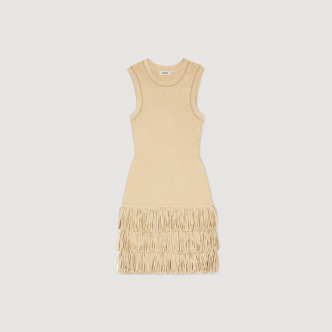 Robe courte en maille