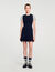 Kurzes Strickkleid im 2-in-1-Look