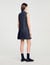 Robe courte en denim