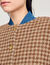 Kurze Jacke mit Karomuster